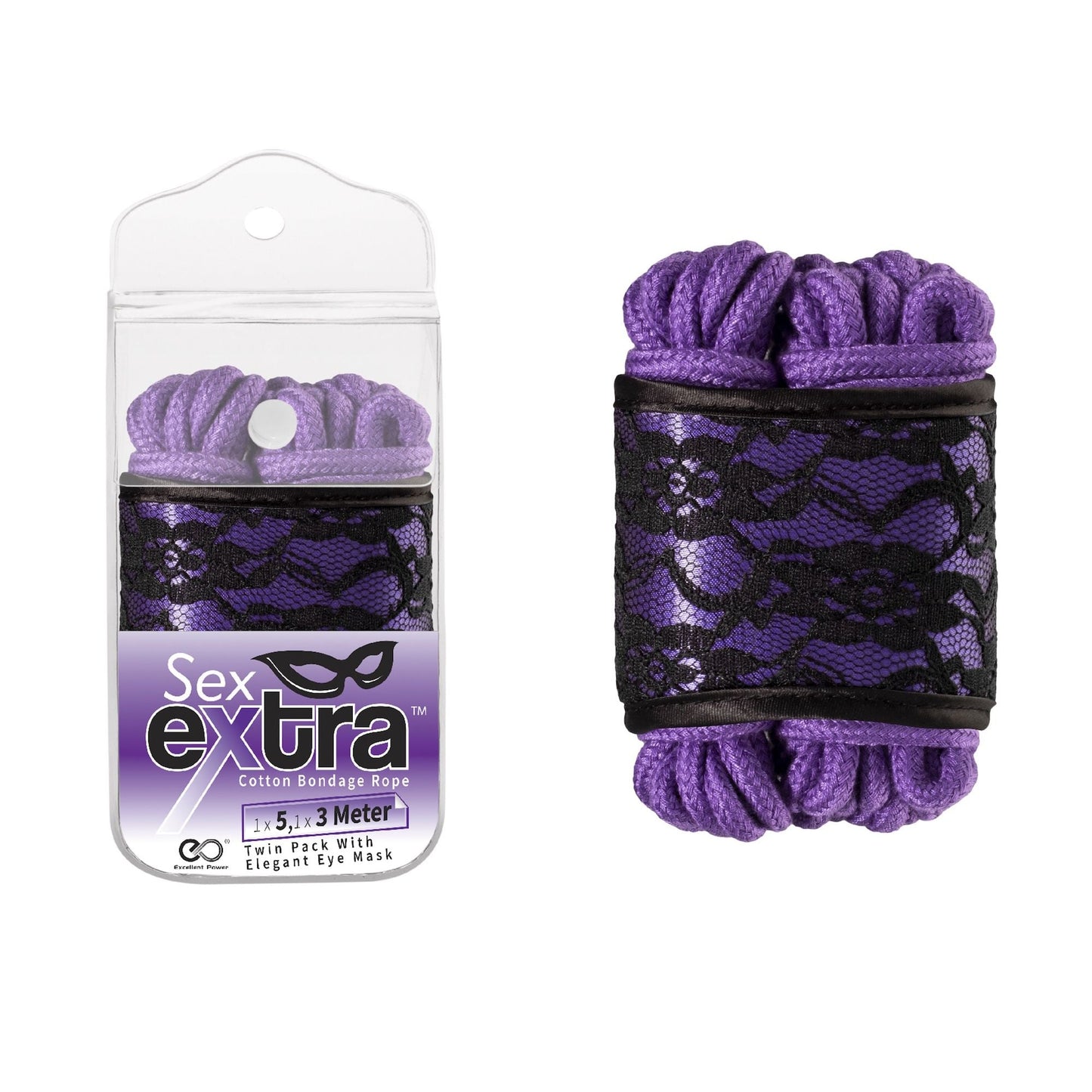 Maschera e Corda Bondage Sex Extra 10 m