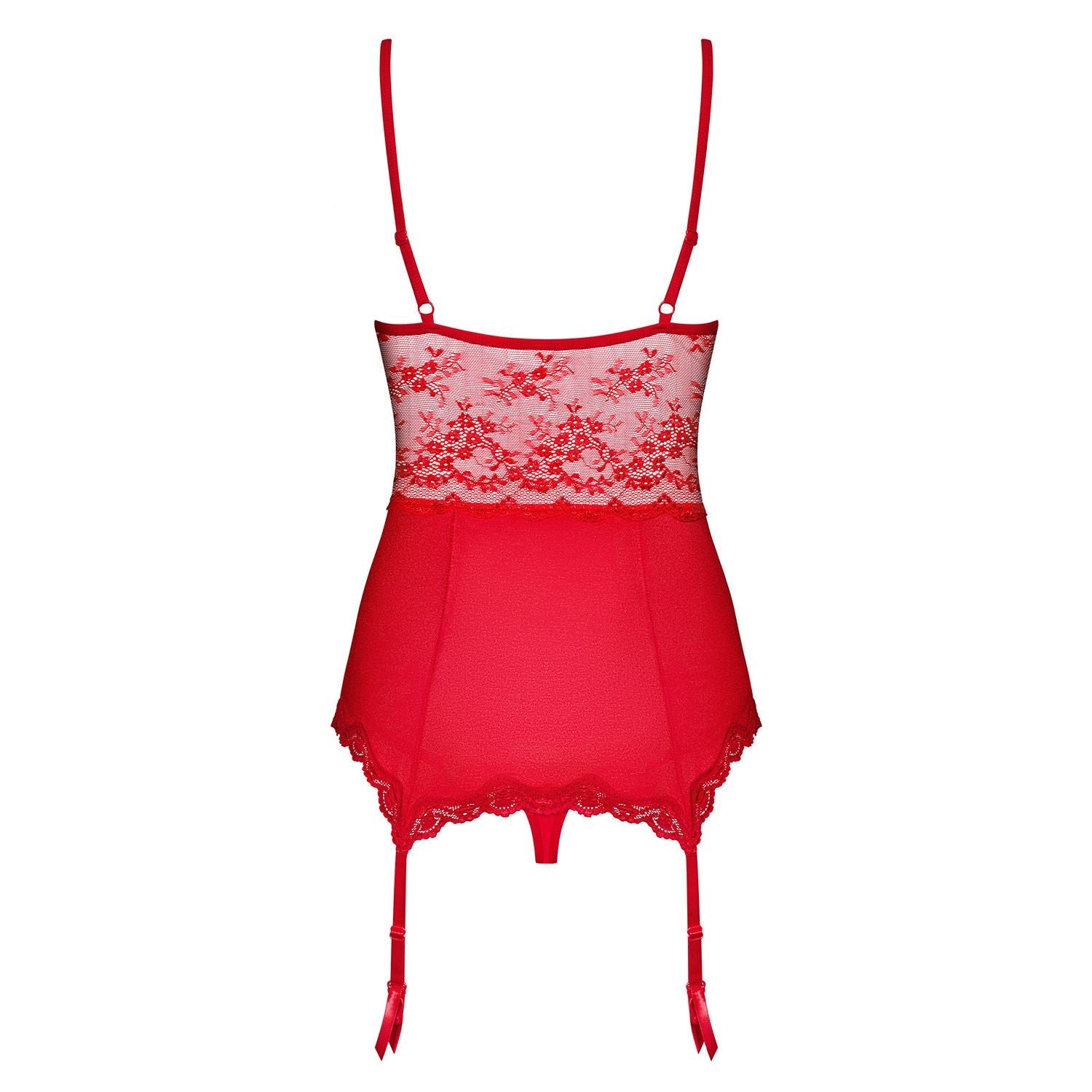 Corsetto e Perizoma Sexy Lovica Rosso